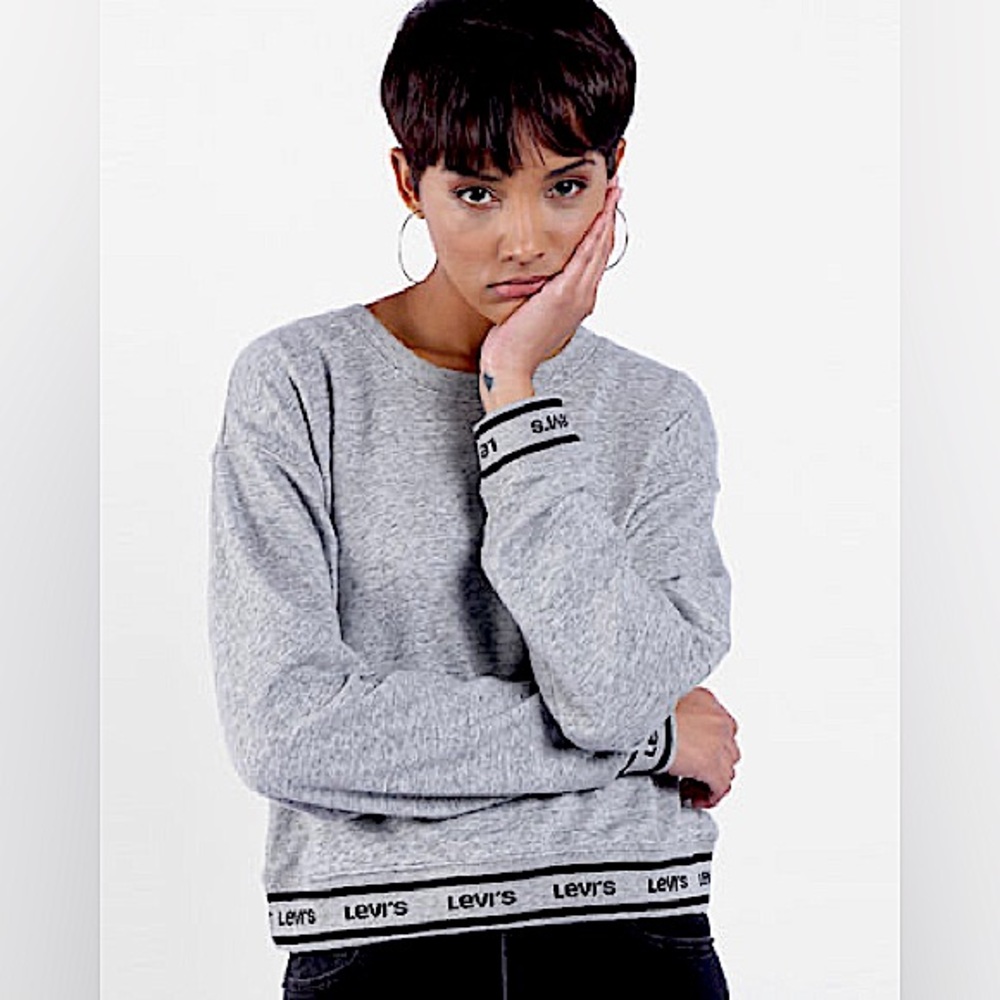 Levi’s Logo Trim Sweatshirt